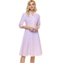 Pale Violet To Pale Pink Linear Gradient Classy Knee Length Dress View1