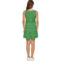 Golden Leaves Tiered Sleeveless Mini Dress View4