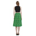 Golden Leaves A-Line Full Circle Midi Skirt With Pocket View4