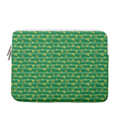 Golden Leaves 13  Vertical Laptop Sleeve Case With Pocket