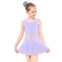 Pale Pink To Pale Violet Bilinear Gradient Kids  Skater Dress Swimsuit View1