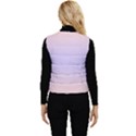 Pale Pink To Pale Violet Bilinear Gradient Women s Button Up Puffer Vest View2