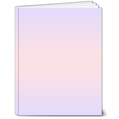 Pale Violet To Pale Pink Bilinear Gradient 7  X 9  Hardcover Notebook