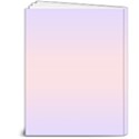 Pale Violet To Pale Pink Bilinear Gradient 7  x 9  Hardcover Notebook View2