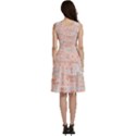 Boho Pattern Sleeveless V-Neck Skater Dress with Pockets View4