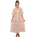Boho Pattern Kimono Sleeve Boho Dress View1
