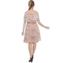 Boho Pattern Cut Out Shoulders Dress View2