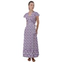 Boho Pattern 2 Flutter Sleeve Maxi Dress View1