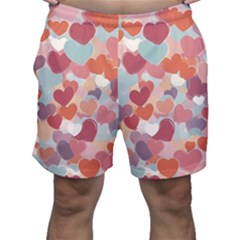 Valentines Day Hearts Romance Love Men s Shorts