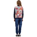 Valentines Day Hearts Romance Love Kid s Button Up Puffer Vest	 View4