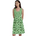Leaves Pattern Texture Seamless Classic Skater Dress View1