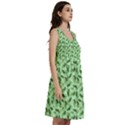 Leaves Pattern Texture Seamless Classic Skater Dress View3