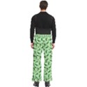 Leaves Pattern Texture Seamless Men s Side Zip Front Pouch Ski And Snowboard Bib Pants	 View4