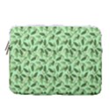 Leaves Pattern Texture Seamless 14  Vertical Laptop Sleeve Case With Pocket View1