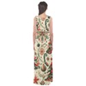 Christmas Tree Snow Empire Waist Maxi Dress View2