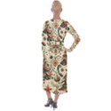 Christmas Tree Snow Velvet Maxi Wrap Dress View2