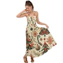 Christmas Tree Snow Backless Maxi Beach Dress View1