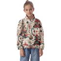 Christmas Tree Snow Kids  Half Zip Hoodie View1