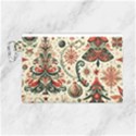 Christmas Tree Snow Canvas Cosmetic Bag (Large) View1