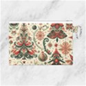 Christmas Tree Snow Canvas Cosmetic Bag (Large) View2