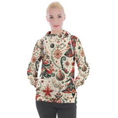 Christmas Tree Snow Women s Hooded Pullover