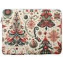 Christmas Tree Snow 17  Vertical Laptop Sleeve Case With Pocket View1