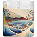 Wave Japanese Mount Fuji Ocean Duvet Cover Double Side (California King Size) View2