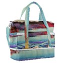 Wave Japanese Mount Fuji Ocean Sports Shoulder Bag with Shoes Compartment View1