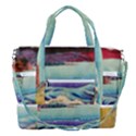 Wave Japanese Mount Fuji Ocean Sports Shoulder Bag with Shoes Compartment View2