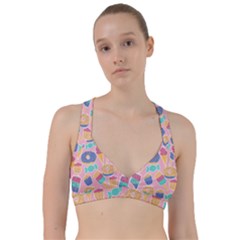 Ice Cream Donut Sweets Candie Sweetheart Sports Bra