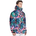 Hawaiian Flowers Hawaii Men s Pullover Zip Ski and Snowboard Waterproof Breathable Jacket View3