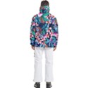 Hawaiian Flowers Hawaii Men s Pullover Zip Ski and Snowboard Waterproof Breathable Jacket View4