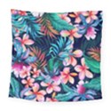 Hawaiian Flowers Hawaii Square Tapestry (Large) View1