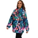 Hawaiian Flowers Hawaii Women s Ski and Snowboard Waterproof Breathable Jacket View3