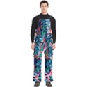 Hawaiian Flowers Hawaii Men s Side Zip Front Pouch Ski And Snowboard Bib Pants	 View1