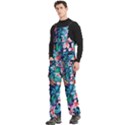 Hawaiian Flowers Hawaii Men s Side Zip Front Pouch Ski And Snowboard Bib Pants	 View2