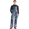Hawaiian Flowers Hawaii Men s Side Zip Front Pouch Ski And Snowboard Bib Pants	 View3