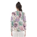 Flowers Pattern Floral Women s Hooded Windbreaker View2