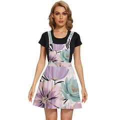 Flowers Pattern Floral Apron Dress