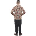Leaves Pattern Teal Seamless Fall Men s Pullover Hoodie View2