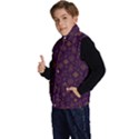 Moon Stars Pattern Kid s Button Up Puffer Vest View2
