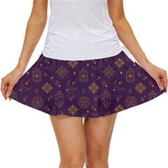 Moon Stars Pattern Women s Skort