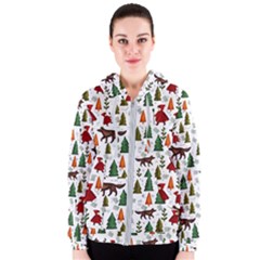 Little Red Riding Hood Seamless Women s Zipper Hoodie