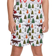 Little Red Riding Hood Seamless Kids  Basketball Shorts