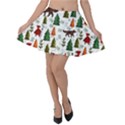 Little Red Riding Hood Seamless Velvet Skater Skirt View1