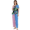 Back Top Women s Short Sleeve Long Pants Cozy Lounge Set View2