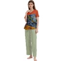 design3f Women s Short Sleeve Long Pants Cozy Lounge Set View2