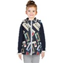 Abstract Case Kids  Hooded Puffer Vest View1