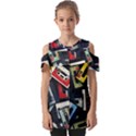 Abstract Case Fold Over Open Sleeve Top View1