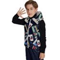 Abstract Case Kids  Stylish Hooded Puffer Vest View2